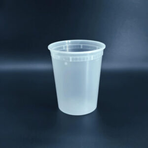 plastic soup bowl with lid